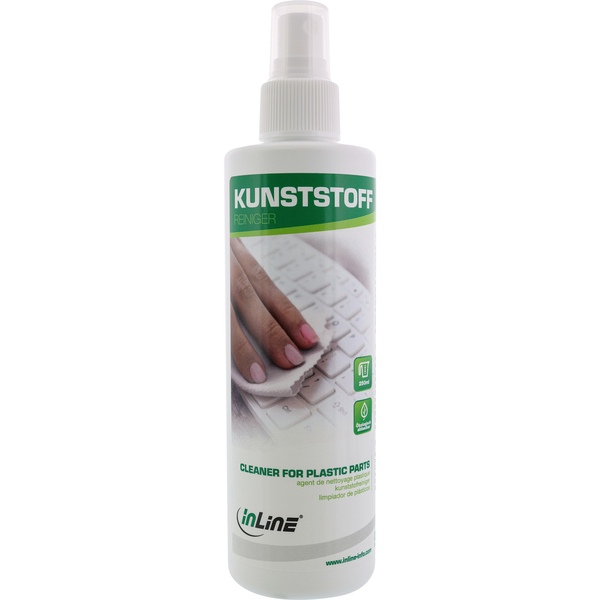 InLine® Kunststoffreiniger für Gehäuse Tastatur Maus, Pumpspray 250ml InLine 43206