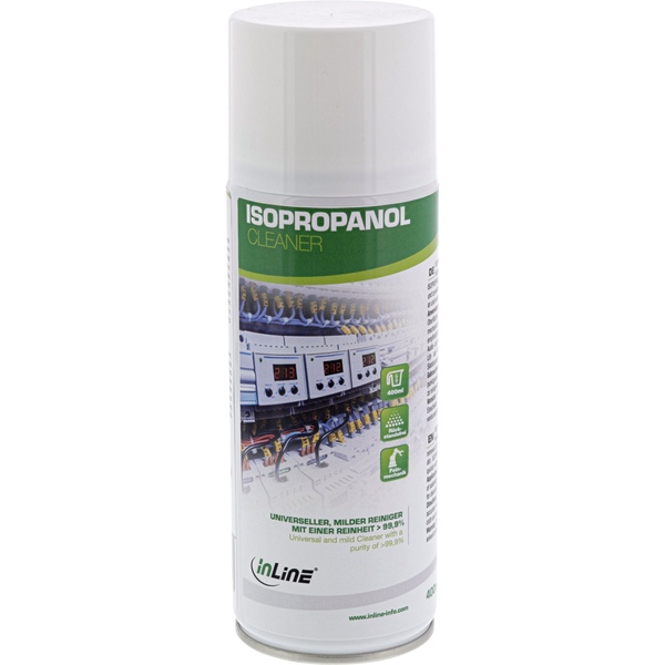 Isopropanol, universeller, milder Reiniger mit einer Reinheit > 99,9%, 400ml InLine 43207