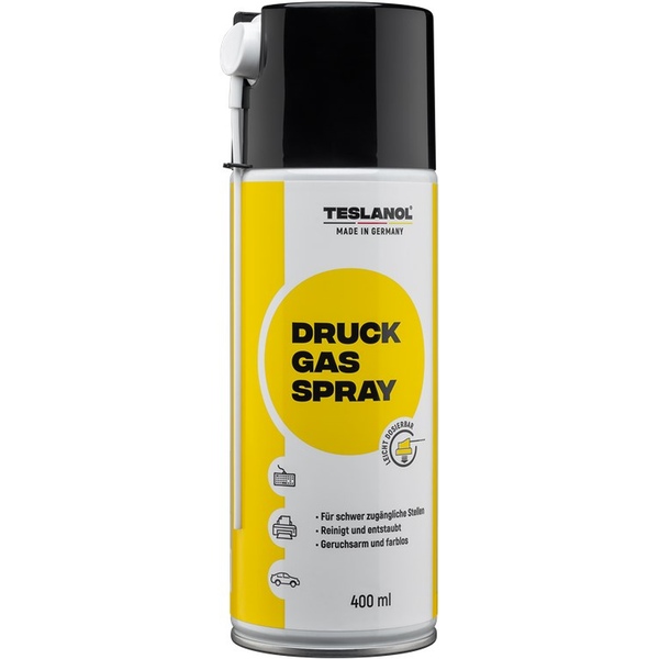 Druck-Gas-Spray (D) zum Reinigen und Entstauben 400ml Teslanol 26003