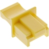 Staubschutz für Rj45 Buchsen Gelb, 10 Stück