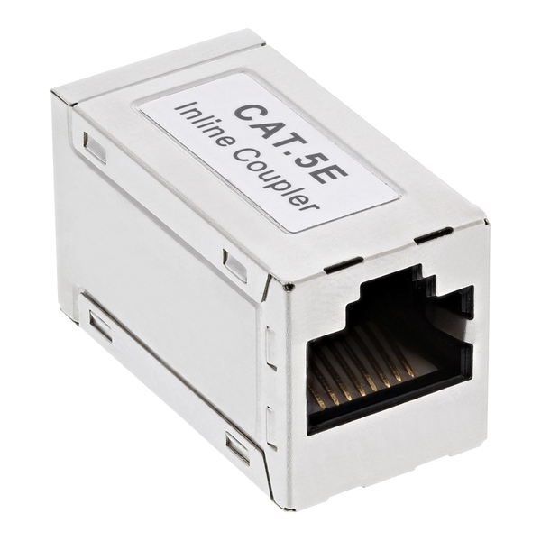 Patchkabelkupplung Cat.5e, 2x RJ45 Buchse, geschirmt InLine 69990E