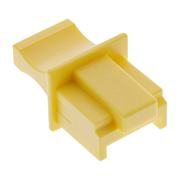 Staubschutz für Rj45 Buchsen Gelb, 10 Stück