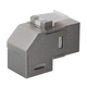 Keystone Winkeladapter CAT6a, RJ45 Kupplung auf RJ45 Kupplung Bild 3