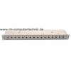 Patch Panel, CAT5e, 16 Port, grau, 19 Zoll