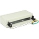 Bild 1 - Delock Keystone Desktop Patchpanel 8 Port grau
