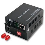 Media Konverter100 Mbit/s  zu ST, 850nm , 2 KM, Multimode