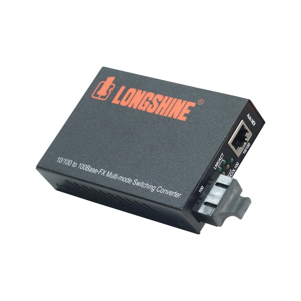 Longshine Ethernet Media Konverter 10/100 TP zu 100 LWL(SC) LCS-C842MC Longshine LCS-C842MC