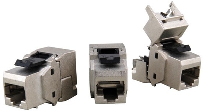 RJ45 Keystone / Snap-IN Adapter, CAT6AeRJ45 Buchse mit Schneidklemmtechnik
