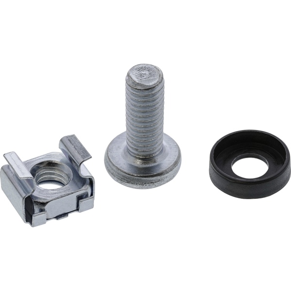 InLine® Käfigmutternset M6, je 20x Käfigmuttern, Unterlegscheiben, Schrauben InLine 01950A