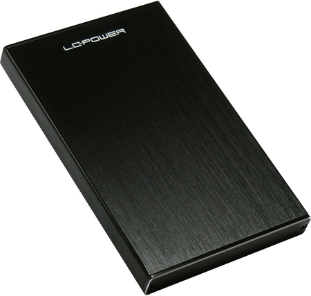 Gehäuse 2,5 Zoll x 9,5mm, USB 3.0, schwarz, für SATA HDD & SSD, Becrux LC-Power LC-25U3-Becrux