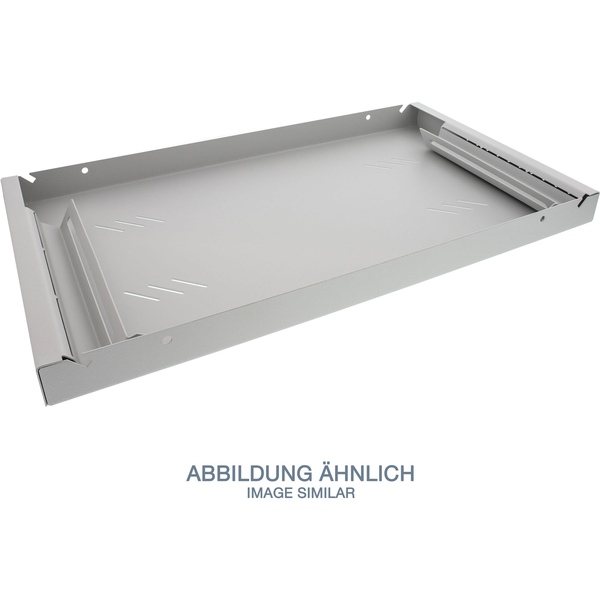 19 Zoll Fachboden perforiert, 1HE, 250mm, 15kg, Triton RAC-UP-250-A4, lichtgrau Triton RAC-UP-250-A4