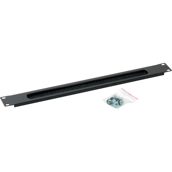 19 Zoll-Durchführungsplatte mit Bürste, Triton RAB-ZP-X03-A2, 1HE, schwarz Triton RAB-ZP-X03-A2