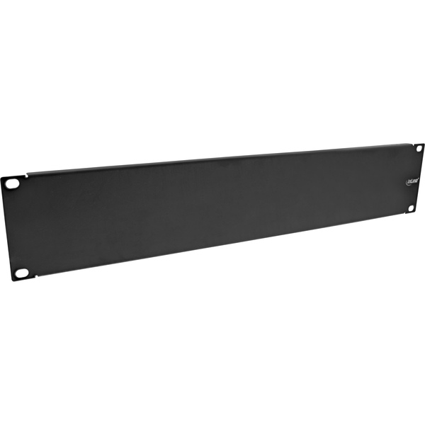 19 Zoll Blindplatte, 2HE, RAL 9005 schwarz Inline 19111B