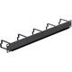 Bild 1 - Delock 19 Zoll Kabelmanagement Panel schwarz