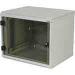 19 Zoll Wandschrank 6HE, Triton RBA-06-AS4-CAX-A1, 600x395, einteilig, Glast&uuml;r, lichtgrau Tritón RBA-06-AS4-CAX-A1