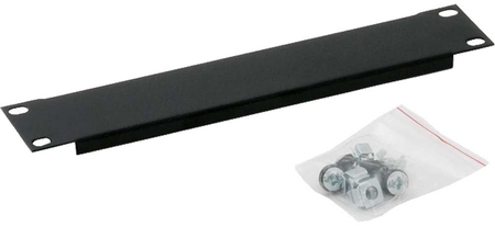 10 Zoll  Blindplatte, 1HE, Schwarz Tritón RAB-ZP-X01-C1