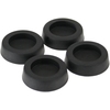 Gummi-Füße, für PC Gehäuse, 4mm, 4er Pack, Schwarz InLine 59909B