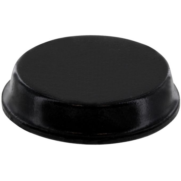Gehäusefuß ∅ 12,7mm x 3,6mm, schwarz, selbstklebend, rund