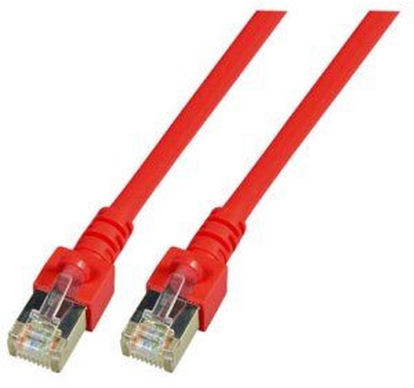F/UTP Patchkabel, Rot, 1m EFB K5464.1