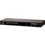 KVM Switch 8-fach, PS/2 &  USB, 19 Zoll /  1HE Aten CS1308