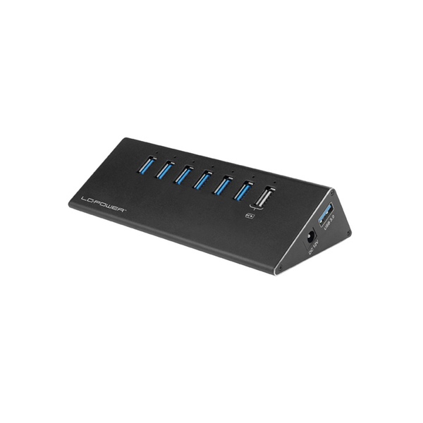 LC-Power LC-HUB-ALU-2B-7, 6-fach USB 3.0-Hub, Aluminium LC-Power LC-HUB-ALU-2B-7