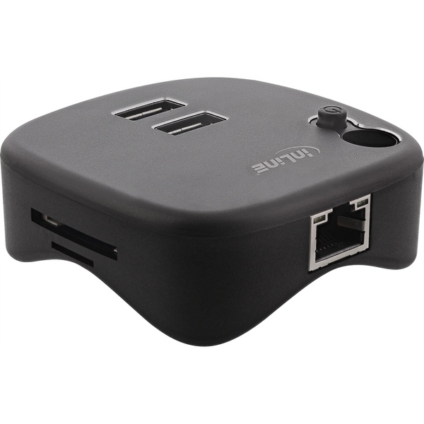 USB 3.0 Multihub, schwarz InLine 35392