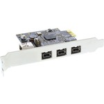 PCIe Karte, 3x Firewire 800 extern, 1x Firewire 400 intern InLine 76615I