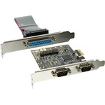 InLine® 76622C Schnittstellenkarte- 2x 9pol seriell + 1x 25pol parallel- PCIe (PCI-Express)