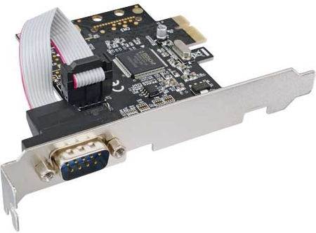PCIe I/O Karte, 1x 9pol seriell, Inline® 76618D