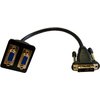 DVI Y-Port Erweiterung DVI Stecker auf 2x VGA Buchse Goobay 68737