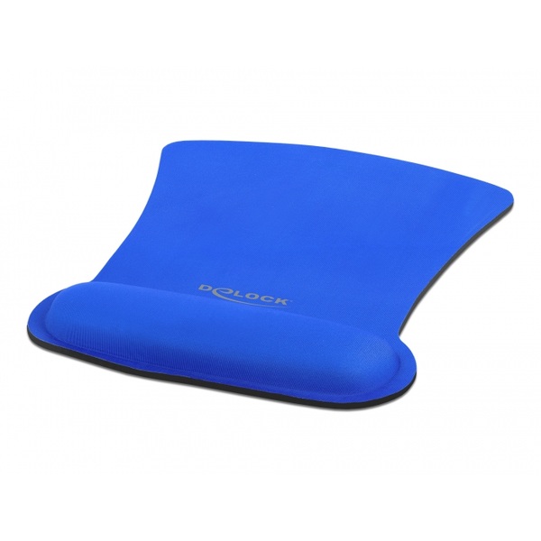 Delock Ergonomisches Mauspad mit Handballenauflage blau 255 x 207 mm Delock 12699