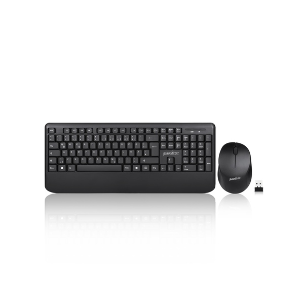 Perixx PERIDUO-714 DE, Tastatur und Maus Set, schnurlos, schwarz InLine 57150F