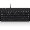 Perixx PERIBOARD-409 P, DE, Mini PS/2-Tastatur, schwarz