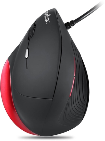Perixx PERIMICE-518, Ergonomische Maus, für Linkshänder, USB-Kabel, schwarz Perixx PERIMICE-518
