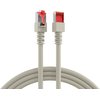 Netzwerkkabel, grau, 0,15m (15cm), CAT6, S/FTP (PiMf), halogenfei, flammwidrig (LZSH), 250MHz, CU, PoE