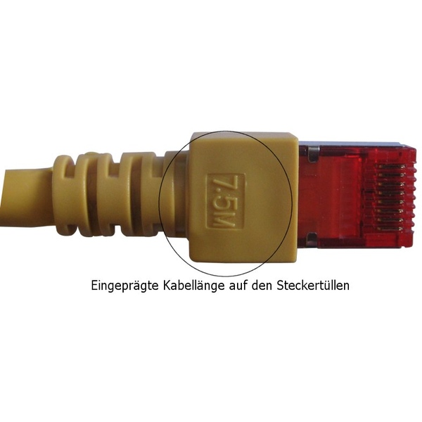 Patchkabel EFB  Ansicht Längenangaben
