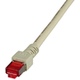 Netzwerkkabel EFB® K5510 Serie, grau, CAT6, Steckeransicht gross