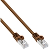 Premium LAN Kabel Braun, CAT5e, SF/UTP, 2m