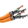 CAT 7A Duplex-Netzwerkkabel, S/FTP (PiMF), Orange, CU, AWG 23/1 (solid), LSZH 500m Goobay 91892
