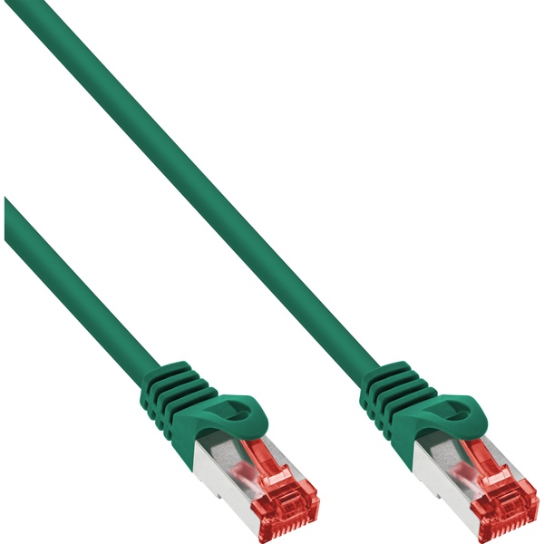 Netzwerkkabel, Grün, S/FTP (PiMf), Cat.6, 250MHz, PVC, Kupfer, 30m InLine 76430G