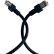 K5456 Netzwerkkabel RJ45 schwarz CAT5e S/FTP CCA Bild 3