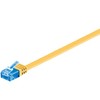 LAN Kabel CAT6a, U/UTP, Flachkabel,gelb, 5m Goobay 96340