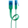 LAN Kabel CAT6a, U/UTP, Flachkabel,grün, 5m Goobay 96341