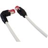 rmLine® Netzwerkkabel, CAT5e, SF/UTP, RJ45 rechts gewinkelt an RJ45 gerade, weiss, 0,5m rmLine 80394