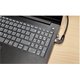 Patchkabel RJ45 schwarz links gewinkelt an Laptop 3