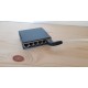 Patchkabel RJ45 links gewinkelt an Switch