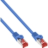 InLine® Patchkabel, S/FTP (PiMf), Cat.6, 250MHz, PVC, CCA, blau, 0,25m InLine 76122B