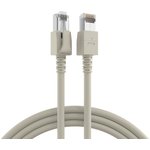LED Netzwerkkabel, CAT6a, S/FTP (PiMf), Grau, 10m EFB DCK1001GR.10
