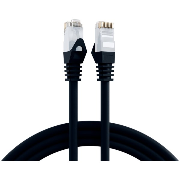 Netzwerkkabel CAT6, U/UTP, LSZH, CCA, schwarz, 4m EFB K8104SW.4