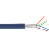 InLine® Patchkabel, S/FTP (PiMf), Cat.6A, 500MHz, halogenfrei, Kupfer, blau, 100m